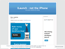 Tablet Screenshot of ilaunch.wordpress.com