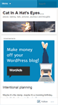Mobile Screenshot of catinahatseyes.wordpress.com