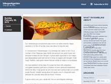 Tablet Screenshot of bikegeekgarden.wordpress.com