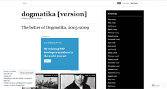Desktop Screenshot of dogmatika.wordpress.com
