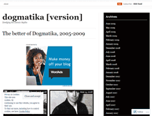 Tablet Screenshot of dogmatika.wordpress.com