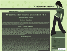 Tablet Screenshot of cinderellacleaners123.wordpress.com