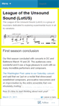 Mobile Screenshot of leagueoftheunsoundsound.wordpress.com
