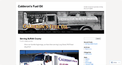 Desktop Screenshot of calderonfueloil.wordpress.com