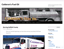 Tablet Screenshot of calderonfueloil.wordpress.com