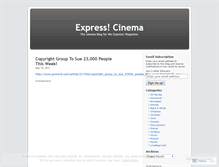 Tablet Screenshot of expresscinema.wordpress.com