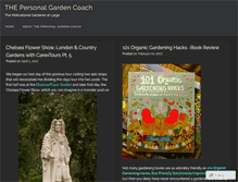 Tablet Screenshot of personalgardencoach.wordpress.com