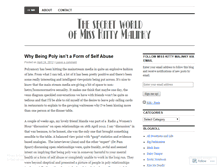 Tablet Screenshot of kittymalinky.wordpress.com