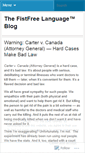 Mobile Screenshot of fistfree.wordpress.com