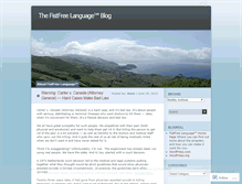 Tablet Screenshot of fistfree.wordpress.com