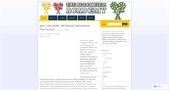 Desktop Screenshot of blackfilmacademy.wordpress.com