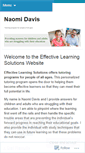 Mobile Screenshot of effectivelearningsolutions.wordpress.com