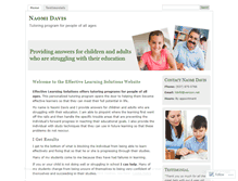 Tablet Screenshot of effectivelearningsolutions.wordpress.com
