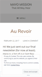 Mobile Screenshot of mayomission.wordpress.com