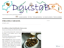 Tablet Screenshot of degustabaleares.wordpress.com