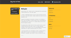 Desktop Screenshot of anjodepatas.wordpress.com