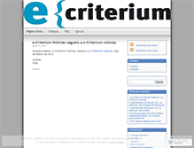 Tablet Screenshot of ecriteriumcat.wordpress.com