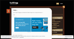 Desktop Screenshot of kydblogg.wordpress.com