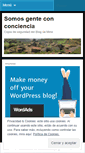 Mobile Screenshot of genteconconciencia.wordpress.com