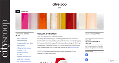 Desktop Screenshot of cityscoopsthlm.wordpress.com