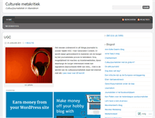 Tablet Screenshot of cultuurjournalistiek.wordpress.com