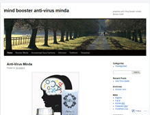 Tablet Screenshot of boosterminda.wordpress.com