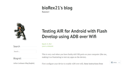 Desktop Screenshot of biorex21.wordpress.com