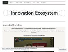 Tablet Screenshot of innovationecosystem.wordpress.com