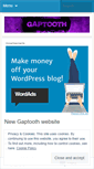 Mobile Screenshot of gaptoothmusic.wordpress.com