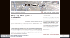 Desktop Screenshot of fullcareorder.wordpress.com