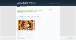 Desktop Screenshot of jaganiyer.wordpress.com