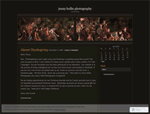 Tablet Screenshot of jennyhollis.wordpress.com