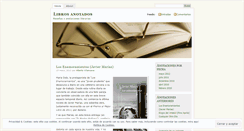 Desktop Screenshot of librosanotados.wordpress.com