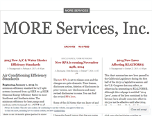 Tablet Screenshot of moreservices.wordpress.com