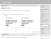 Tablet Screenshot of agilityat.wordpress.com