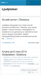 Mobile Screenshot of ljudplatser.wordpress.com