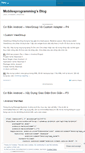 Mobile Screenshot of mobilesprogramming.wordpress.com