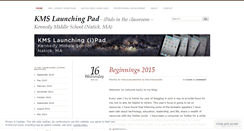 Desktop Screenshot of kmslaunchingpad.wordpress.com