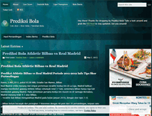 Tablet Screenshot of prediksibola8.wordpress.com