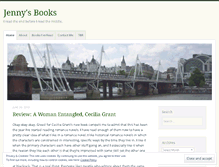 Tablet Screenshot of jennysbooks.wordpress.com