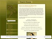 Tablet Screenshot of nikisnook.wordpress.com