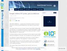 Tablet Screenshot of kooldesignfactory.wordpress.com