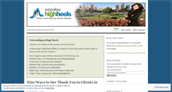 Desktop Screenshot of networkinginhighheels.wordpress.com