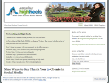Tablet Screenshot of networkinginhighheels.wordpress.com