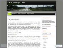 Tablet Screenshot of lifeintherightlane.wordpress.com