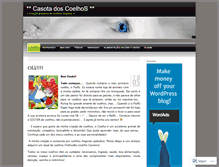 Tablet Screenshot of casotadcoelhos.wordpress.com