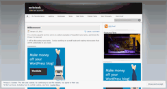 Desktop Screenshot of meintank.wordpress.com