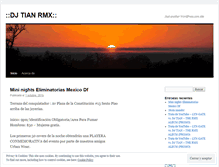 Tablet Screenshot of djtianrmx.wordpress.com