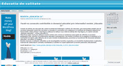 Desktop Screenshot of educatia10.wordpress.com