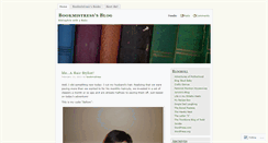 Desktop Screenshot of bookmistress.wordpress.com